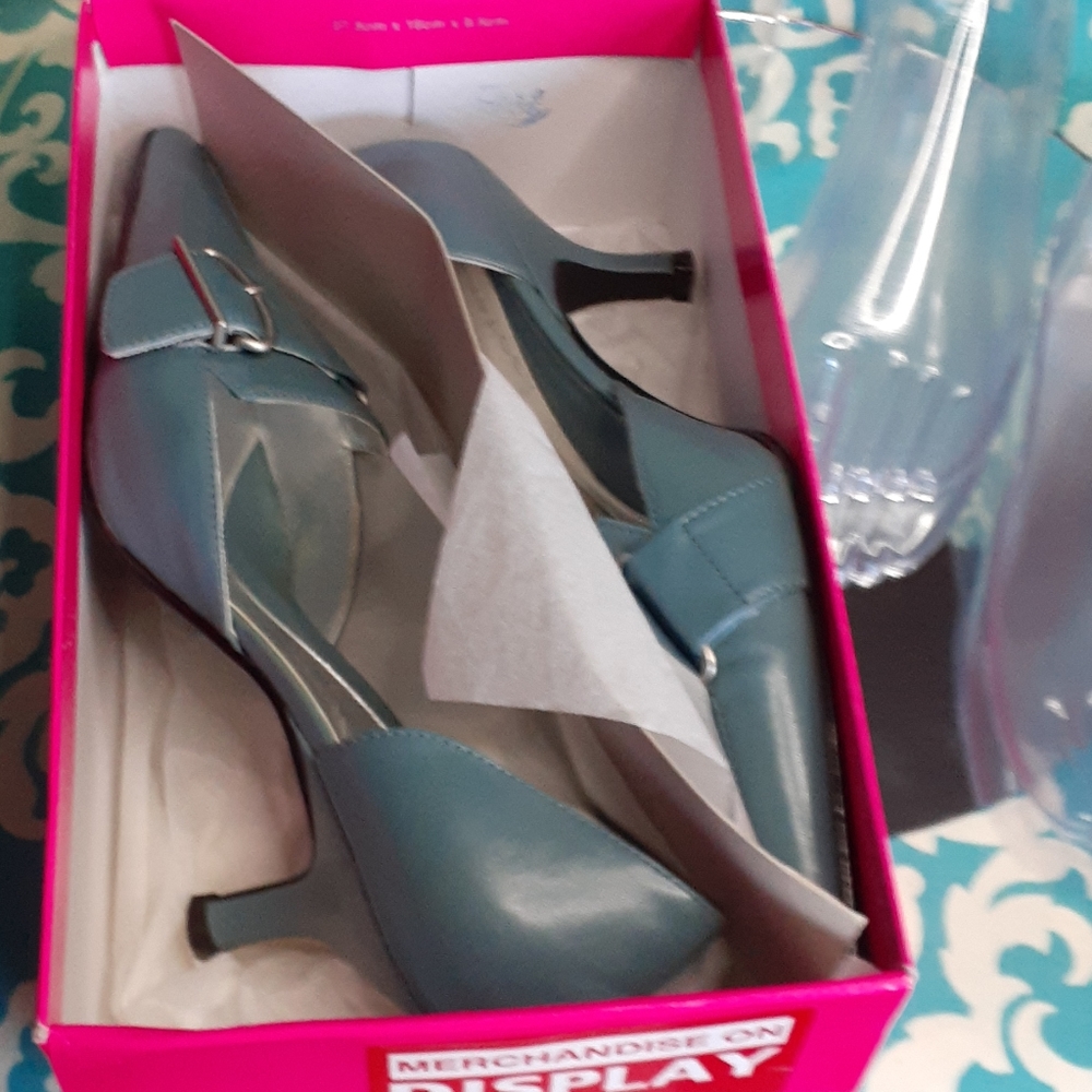 RAMPAGE RAMORE - Blue Pointed Toe Heel Size 7 - Picture 4 of 12
